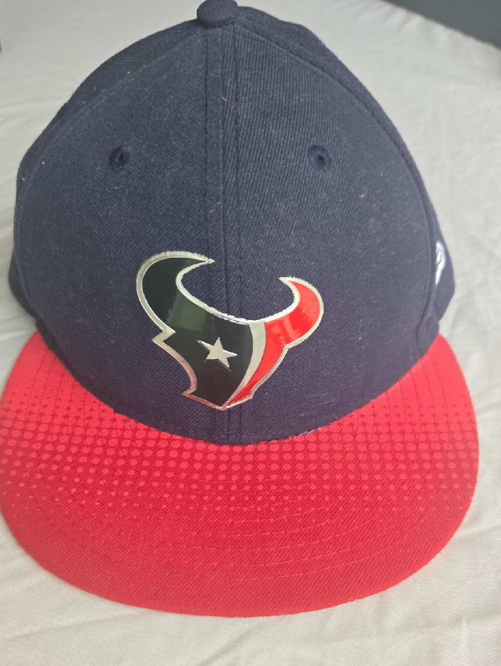 New Era Houston Texans Navy and Red Fitted Hat